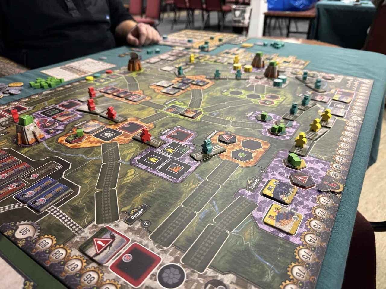 Players enjoying board games at our weekly meetup